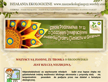 Tablet Screenshot of naszaekologiasp12.weebly.com