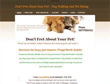 Tablet Screenshot of dontfretaboutyourpet.weebly.com