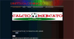 Desktop Screenshot of direttacalciomercato.weebly.com