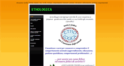 Desktop Screenshot of ethologica.weebly.com