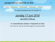 Tablet Screenshot of garageverkoopnazareth.weebly.com