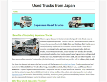 Tablet Screenshot of japaneseusedtrucks.weebly.com