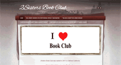 Desktop Screenshot of 2sistersbookclub.weebly.com