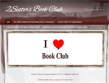 Tablet Screenshot of 2sistersbookclub.weebly.com