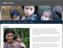 Tablet Screenshot of bridge-of-hope.weebly.com