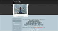 Desktop Screenshot of findyourjoy.weebly.com