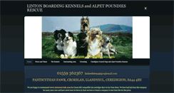 Desktop Screenshot of lintonboardingkennels.weebly.com