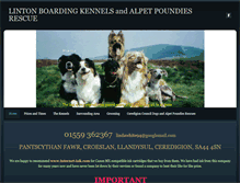 Tablet Screenshot of lintonboardingkennels.weebly.com