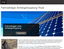 Tablet Screenshot of fahrradtrgeranhngerkupplungthule.weebly.com