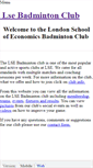 Mobile Screenshot of lsebadminton.weebly.com