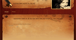 Desktop Screenshot of aishwaryaraimostbeautifulwoman.weebly.com