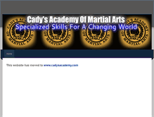 Tablet Screenshot of cadysacademy.weebly.com