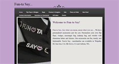 Desktop Screenshot of funtasay.weebly.com