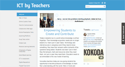 Desktop Screenshot of ictbyteachers.weebly.com