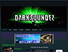 Tablet Screenshot of darksounds.weebly.com