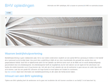 Tablet Screenshot of bhvopleiding.weebly.com