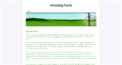 Desktop Screenshot of amazing-facts.weebly.com