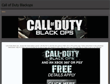 Tablet Screenshot of callofdutyblackopsgames.weebly.com