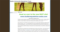 Desktop Screenshot of butlerequestrian.weebly.com