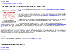 Tablet Screenshot of cure-acne-naturally.weebly.com
