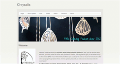 Desktop Screenshot of chrysalis2012.weebly.com