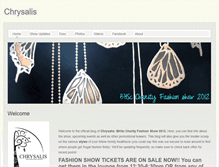 Tablet Screenshot of chrysalis2012.weebly.com