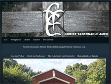 Tablet Screenshot of christtabernaclechurch.weebly.com