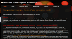 Desktop Screenshot of mntranscriptionsolutions.weebly.com