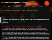 Tablet Screenshot of mntranscriptionsolutions.weebly.com