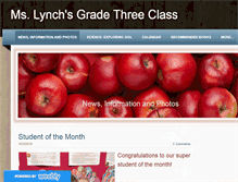 Tablet Screenshot of 3lynch.weebly.com