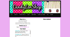 Desktop Screenshot of candylenshop.weebly.com