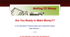 Desktop Screenshot of makingezmoney.weebly.com