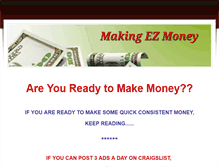 Tablet Screenshot of makingezmoney.weebly.com