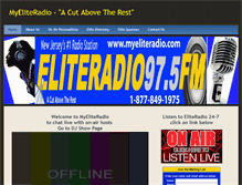 Tablet Screenshot of eliteradio.weebly.com