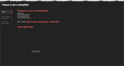 Desktop Screenshot of alycraftstuffsite.weebly.com