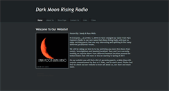 Desktop Screenshot of darkmoonrisingradio.weebly.com