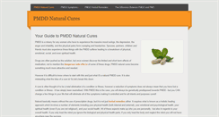 Desktop Screenshot of pmddnaturalcures.weebly.com