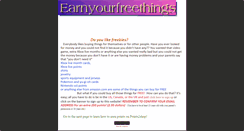 Desktop Screenshot of earnyourfreethings.weebly.com