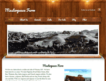 Tablet Screenshot of masterpeacefarm.weebly.com