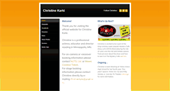 Desktop Screenshot of christinekarki.weebly.com
