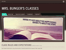 Tablet Screenshot of mrsbunger.weebly.com