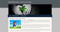 Desktop Screenshot of mariogamesonline.weebly.com