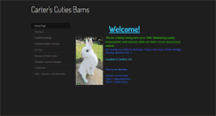 Desktop Screenshot of cartercutiesbarns.weebly.com