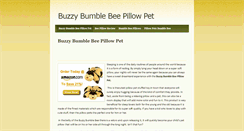 Desktop Screenshot of buzzybumblebeepillowpet.weebly.com