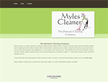 Tablet Screenshot of mylescleaner.weebly.com