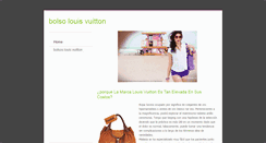 Desktop Screenshot of bolsolouisvuitton.weebly.com