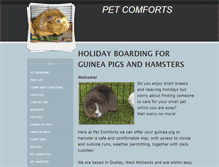 Tablet Screenshot of petcomforts.weebly.com