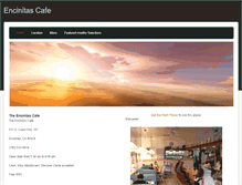 Tablet Screenshot of encinitascafe.weebly.com