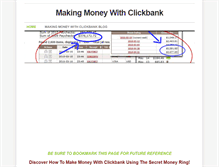Tablet Screenshot of makingmoneywithclickbank.weebly.com