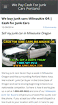 Mobile Screenshot of cashforjunkcarsportlandoregon.weebly.com